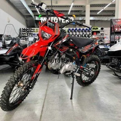 Питбайк Regulmoto (Регулмото) SEVEN MEDALIST PRO 49cc (150) 19/16 чёрный/красный