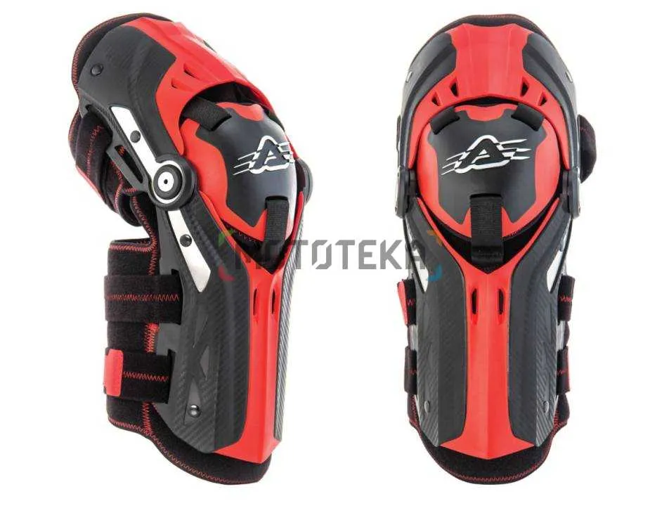 Наколенники шарнирные Acerbis (Асербис) GORILLA KNEE Black/Red