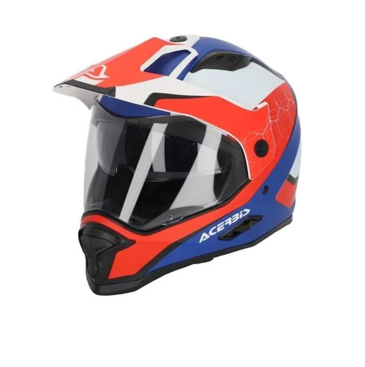 Шлем мото кроссовый Acerbis (Асербис) REACTIVE 22-06 White/Blue/Red S