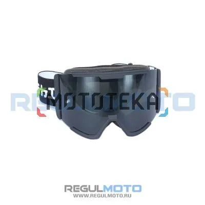 Очки защитные кроссовые Kioshi (Киоши) OFF ROAD двойные линзы чёрный