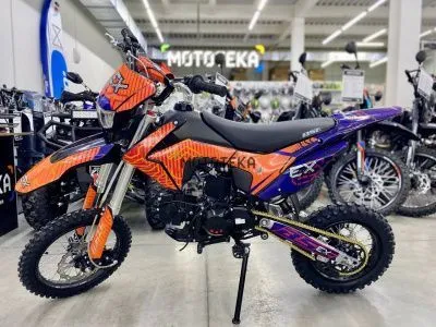 Питбайк BSE (БСЕ) EX 14/12 Blue Orange Ant (040)