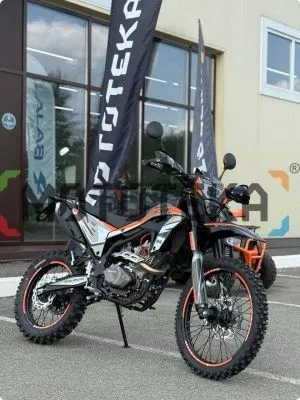 Техника в наличии! Мотоцикл кроссовый / эндуро Regulmoto (Регулмото) CR - X чёрный/оранжевый с ПТС