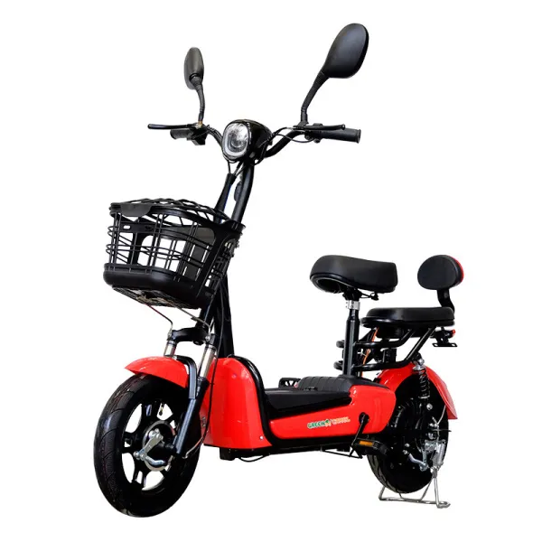 Электроскутер (мопед) GreenCamel (ГринКэмел) Тайфун 400 (400W 48V12Ah ) быстросъем тёмно-синий | Мототека