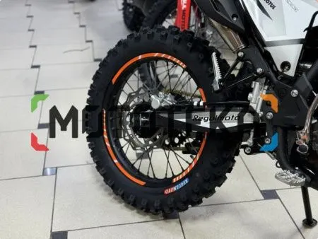 Мотоцикл кроссовый / эндуро Regulmoto (Регулмото) CR - X чёрный/оранжевый с ПТС - купить с доставкой, по выгодной цене в интернет-магазине Мототека