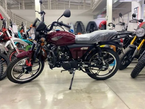 Мопед Racer (Рейсер) RC50 (110) ALPHA M1 бордовый | Мототека