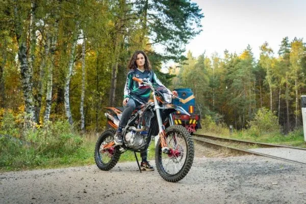 Мотоцикл кроссовый / эндуро BSE (БСЕ) Z7 300e 21/18 Orange Blast 1 | Мототека