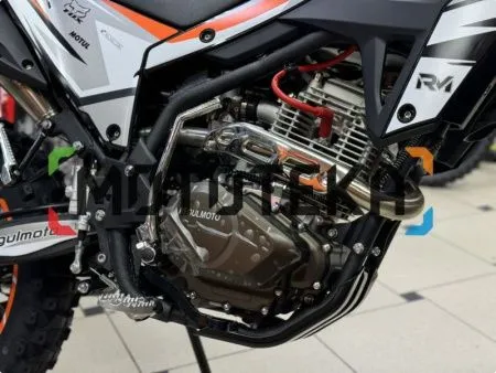 Мотоцикл кроссовый / эндуро Regulmoto (Регулмото) CR - X чёрный/оранжевый с ПТС - купить с доставкой, по выгодной цене в интернет-магазине Мототека