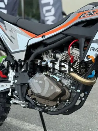 Мотоцикл кроссовый / эндуро Regulmoto (Регулмото) CR - X чёрный/оранжевый с ПТС - купить с доставкой, по выгодной цене в интернет-магазине Мототека