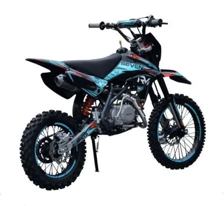 Питбайк Regulmoto (Регулмото) SEVEN MEDALIST 17/14 чёрный/синий - купить с доставкой, по выгодной цене в интернет-магазине Мототека