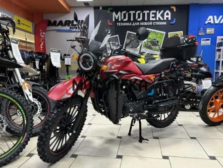 Мопед FXMOTO (ФХМото) FX MC - 50 (125) МАХ OFF ROAD красный - купить с доставкой, по выгодной цене в интернет-магазине Мототека