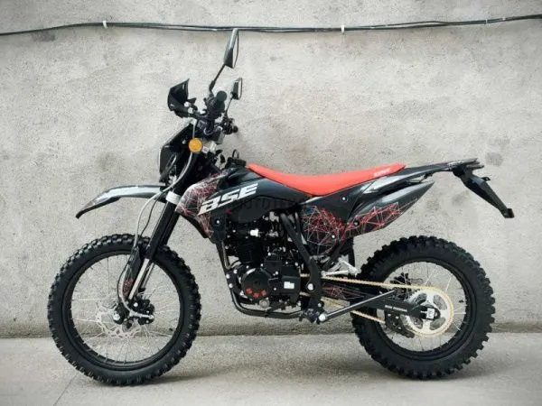 Мотоцикл кроссовый / эндуро BSE (БСЕ) Z1 Y Gliter Black (035) с ПТС | Мототека