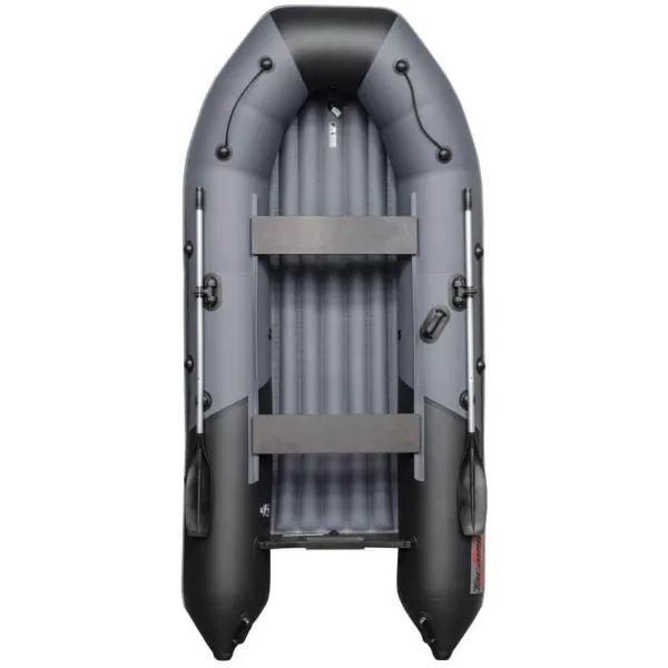 Лодка ПВХ Таймень NX 3400 НДНД PRO светло-серый/графит | Мототека