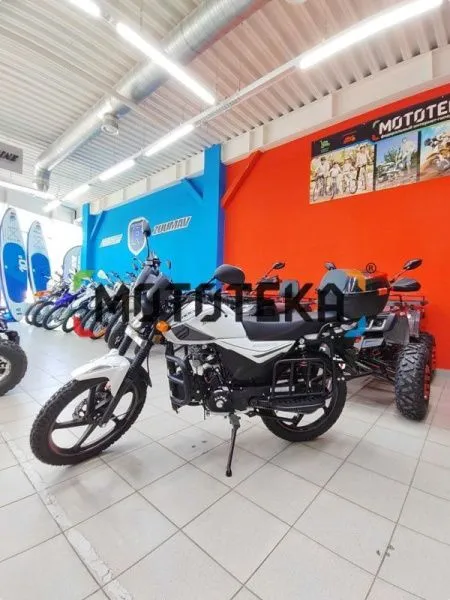 Мопед ROCKOT (Рокот) ALPHA TOURIST M - 12 49.9 (125) белый глянцевый | Мототека