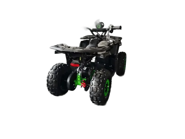 Электроквадроцикл детский Мотомир ORION 1000W чёрный/зелёный (машинокомплект) | Мототека