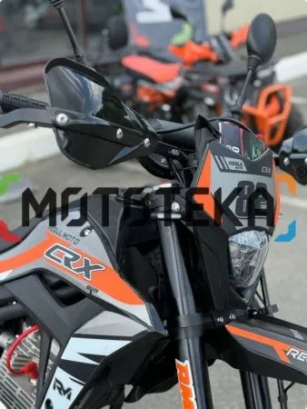 Мотоцикл кроссовый / эндуро Regulmoto (Регулмото) CR - X чёрный/оранжевый с ПТС - купить с доставкой, по выгодной цене в интернет-магазине Мототека