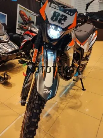 Мотоцикл кроссовый / эндуро Regulmoto (Регулмото) CR - X чёрный/оранжевый с ПТС - купить с доставкой, по выгодной цене в интернет-магазине Мототека