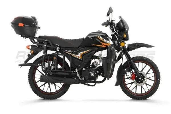 Мопед ROCKOT (Рокот) ALPHA COMFORT черный глянцевый | Мототека