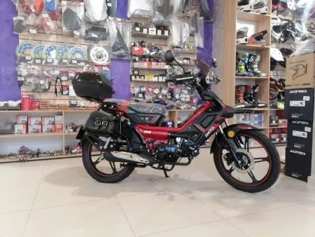 Мопед Скутеретта FXMOTO (ФХМото) RATO 50 (110) серый - купить с доставкой, по выгодной цене в интернет-магазине Мототека