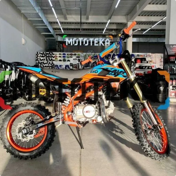 Питбайк KAYO (Кайо) EVOLUTION YX125EM 17/14 KRZ (механ. сцепл.. эл. стартер 2022 г.) | Мототека