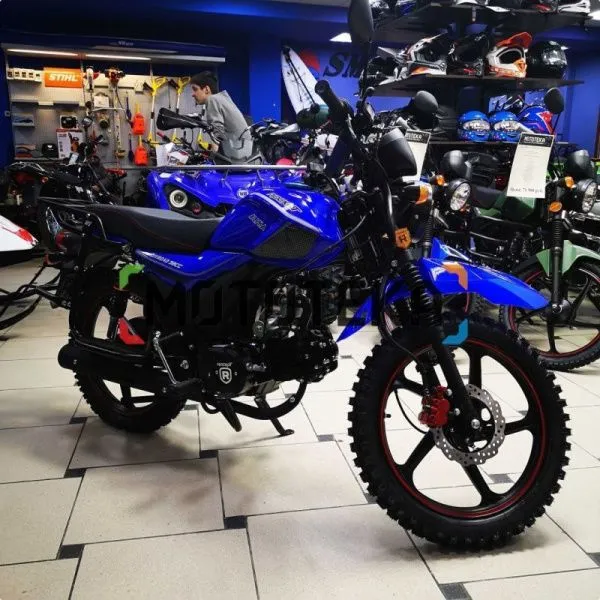 Мопед ROCKOT (Рокот) ALPHA OFFROAD M - 12 49.9 (125) синий глянцевый | Мототека