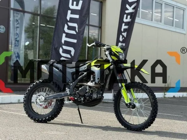 Мотоцикл кроссовый / эндуро BSE (БСЕ) Z7 Yellow Neon (ZS174MN-5A) | Мототека