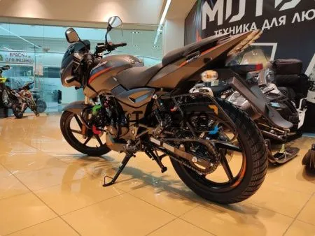 Мотоцикл дорожный BAJAJ (Баджадж) Pulsar 180 чёрный/оранжевый с ПТС - купить с доставкой, по выгодной цене в интернет-магазине Мототека