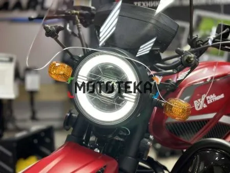 Мопед FXMOTO (ФХМото) FX MC - 50 (125) МАХ OFF ROAD красный - купить с доставкой, по выгодной цене в интернет-магазине Мототека