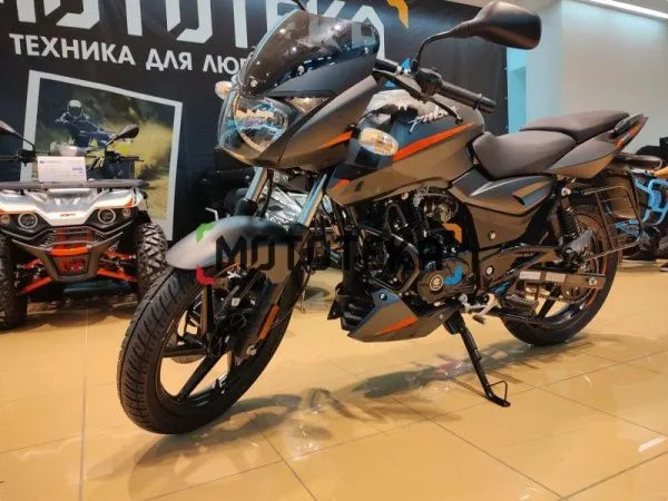Мотоцикл дорожный BAJAJ (Баджадж) Pulsar 180 чёрный/оранжевый с ПТС | Мототека