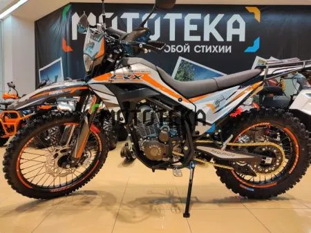 Мотоцикл кроссовый / эндуро Regulmoto (Регулмото) CR - X чёрный/оранжевый с ПТС - купить с доставкой, по выгодной цене в интернет-магазине Мототека