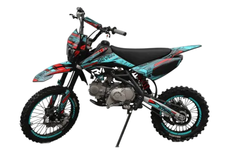 Питбайк Regulmoto (Регулмото) SEVEN MEDALIST 17/14 чёрный/синий - купить с доставкой, по выгодной цене в интернет-магазине Мототека