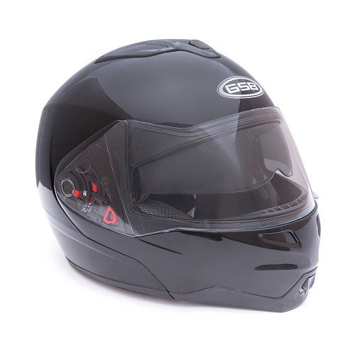 Шлем модуляр GSB G - 339 BLACK GLOSSY