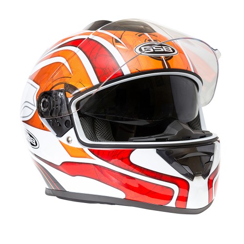Шлем интеграл GSB G - 350 RED WHITE