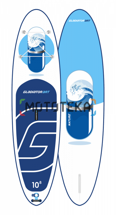 Надувная доска для sup - бординга Gladiator (Гладиатор) NATURE 10.8 (2021)