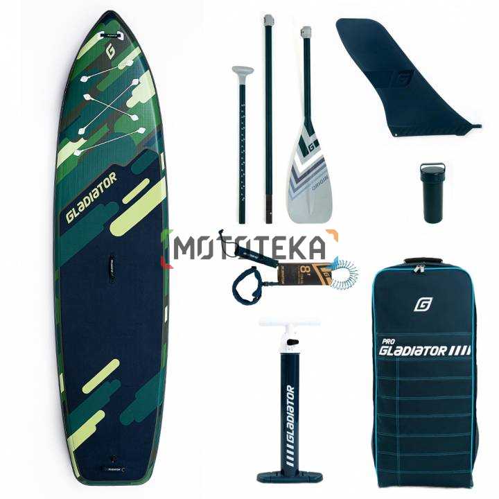 Надувная доска для sup - бординга Gladiator (Гладиатор) FISHING 12.6