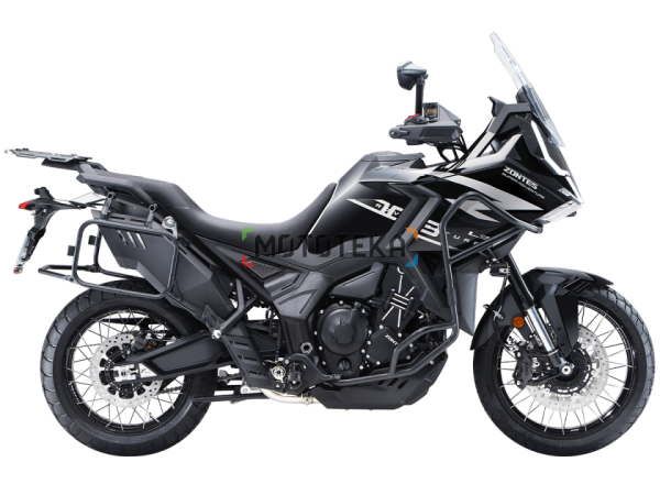 Мотоцикл дорожный ZONTES (Зонтес) ZT703-F TOUR (4T ZT370MU EFI) 21/18 (2025 г.) чёрный/серый с ПТС
