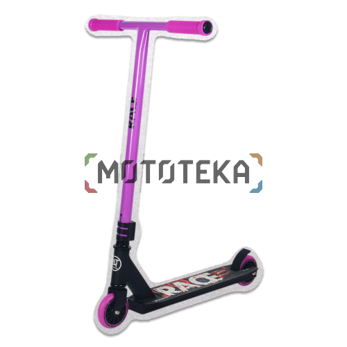 Самокат трюковый AT Scooters RACE фиолетовый