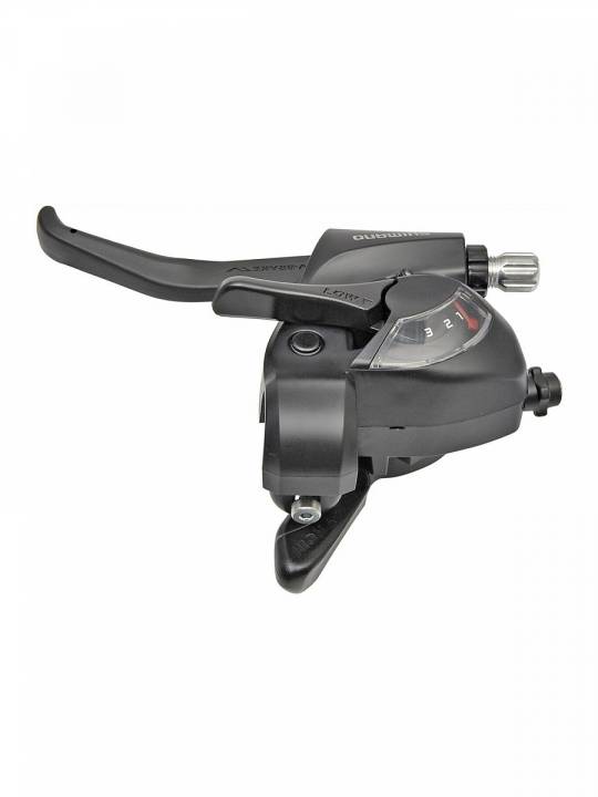 Шифтер Shimano (Шимано) Tourney EF41 левый 3ск трос 1800мм черный ASTEF41LBL