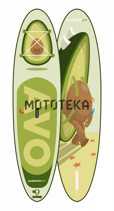 Надувная доска для sup - бординга Gladiator (Гладиатор) AVO 10.8