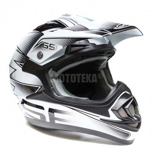 Шлем кроссовый GSB XP - 14 PRO RACE GREY