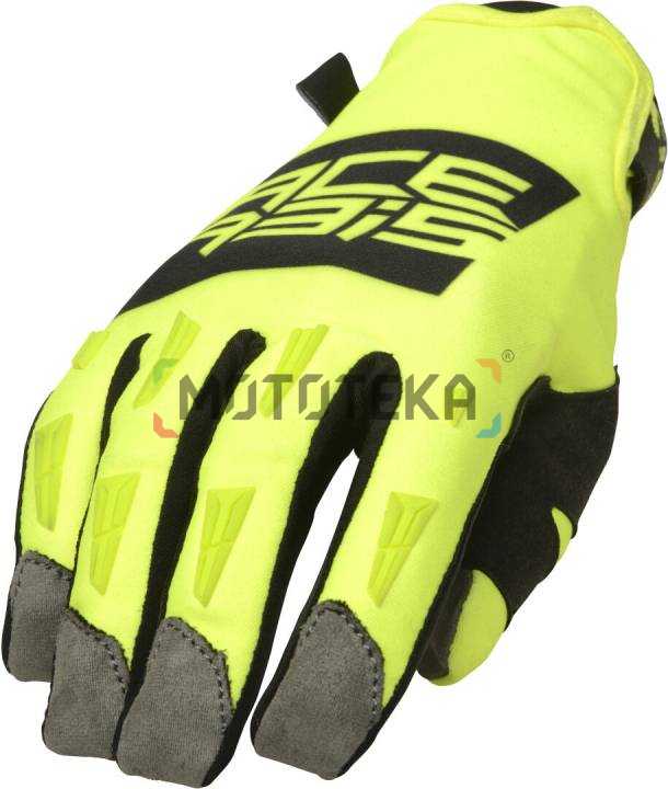 Мотоперчатки Acerbis (Асербис) MX-WP HOMOLOGATED Black/Yellow L