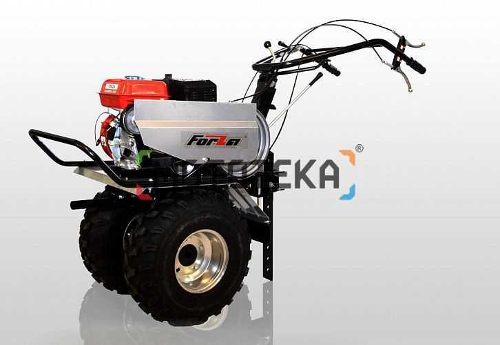 Мотоблок бензиновый FORZA (Форза) МБН FZ - 02 - 6.5 F 6,5 л.с (Широкие колеса, с дифференциалом) (ПО)
