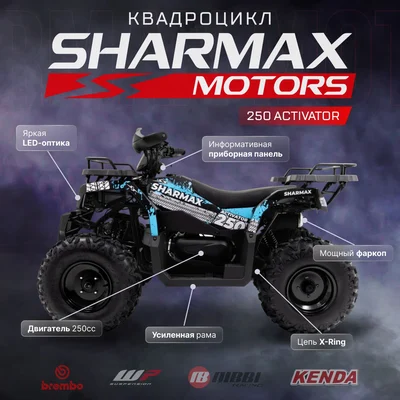 Квадроцикл Sharmax (Шармакс) Activator 250 (машинокомплект) | Мототека