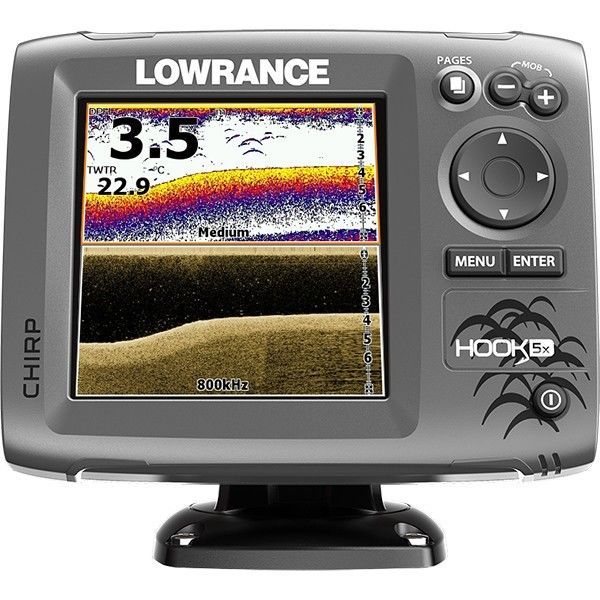 Эхолот Lowrance (Лоуренс) Hook - 5x Mid/High/DownScan