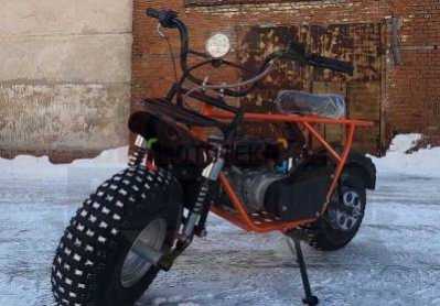 Мотоцикл внедорожный Скаут САФАРИ 3L - 8 BIGFOOT (ФАРА, передняя и задняя подвеска., 8,0 л.с., ручной стартер, дисковый тормоз)