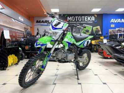 Питбайк Apollo (Аполло) RFZ Start 125 L с фарой 17/14 зелёный
