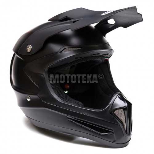Шлем кроссовый облегчённый GSB XP - 15 BLACK MATT