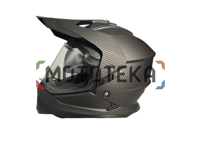 Шлем мото мотард Helmet WS 902 MATT CARBON S