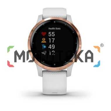 Смарт часы Garmin (Гармин) Vivoactive 4S белые с розовым золотом (010-02172-24)