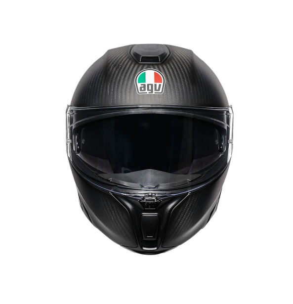 Шлем мото модуляр AGV (АГВ) SPORTMODULAR MULTI Refractive Carbon/Silver S