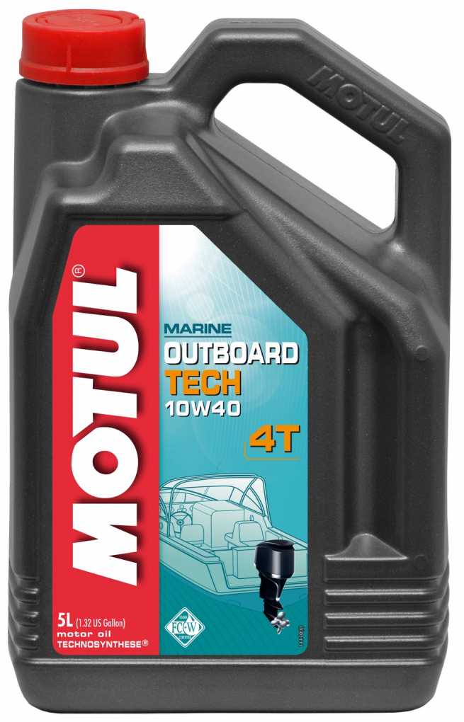 Масло моторное MOTUL (Мотюль) OUTBOARD TECH 4T SAE 10W - 40 (5л)